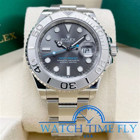 rolex yacht master rhodium blue|Rolex Yacht-Master platinum 40mm.